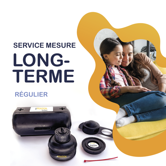 Détecteur de radon long terme – 91 jours